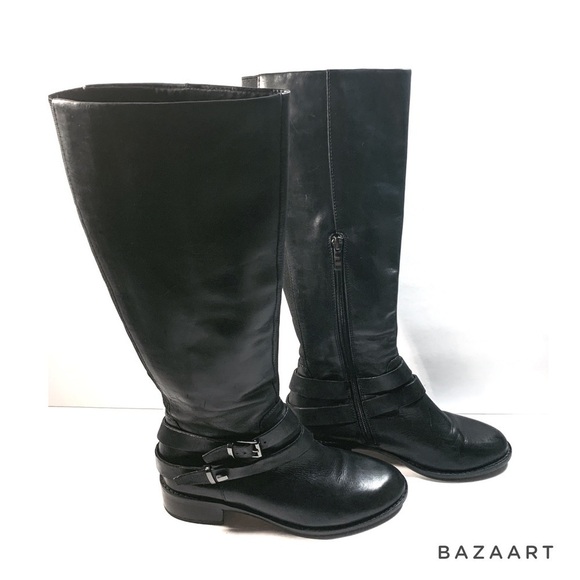 Neiman Marcus Black Knee High Riding Boots Size: 36 EU, 5.5 US - Picture 2 of 7